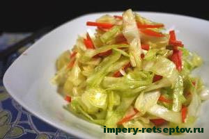 готовый салат из свежей капусты по-китайски