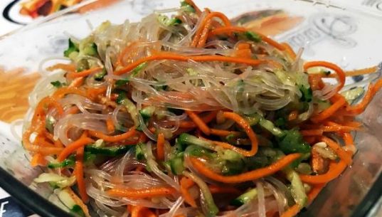 китайский салат из фунчозы
