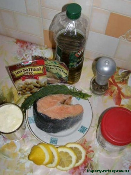 Стейк из семги - рецепт с фото